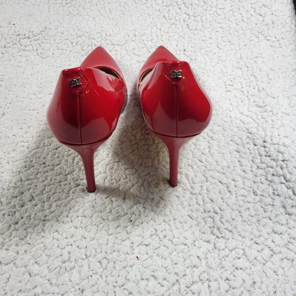 Sam Edelman Hazel Amour Pointed Toe Pump RED leather size 8.5 - Picture 2 of 5